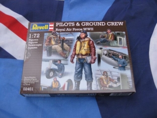 REV02401  PILOTS & GROUND CREW Royal Air Force WWII